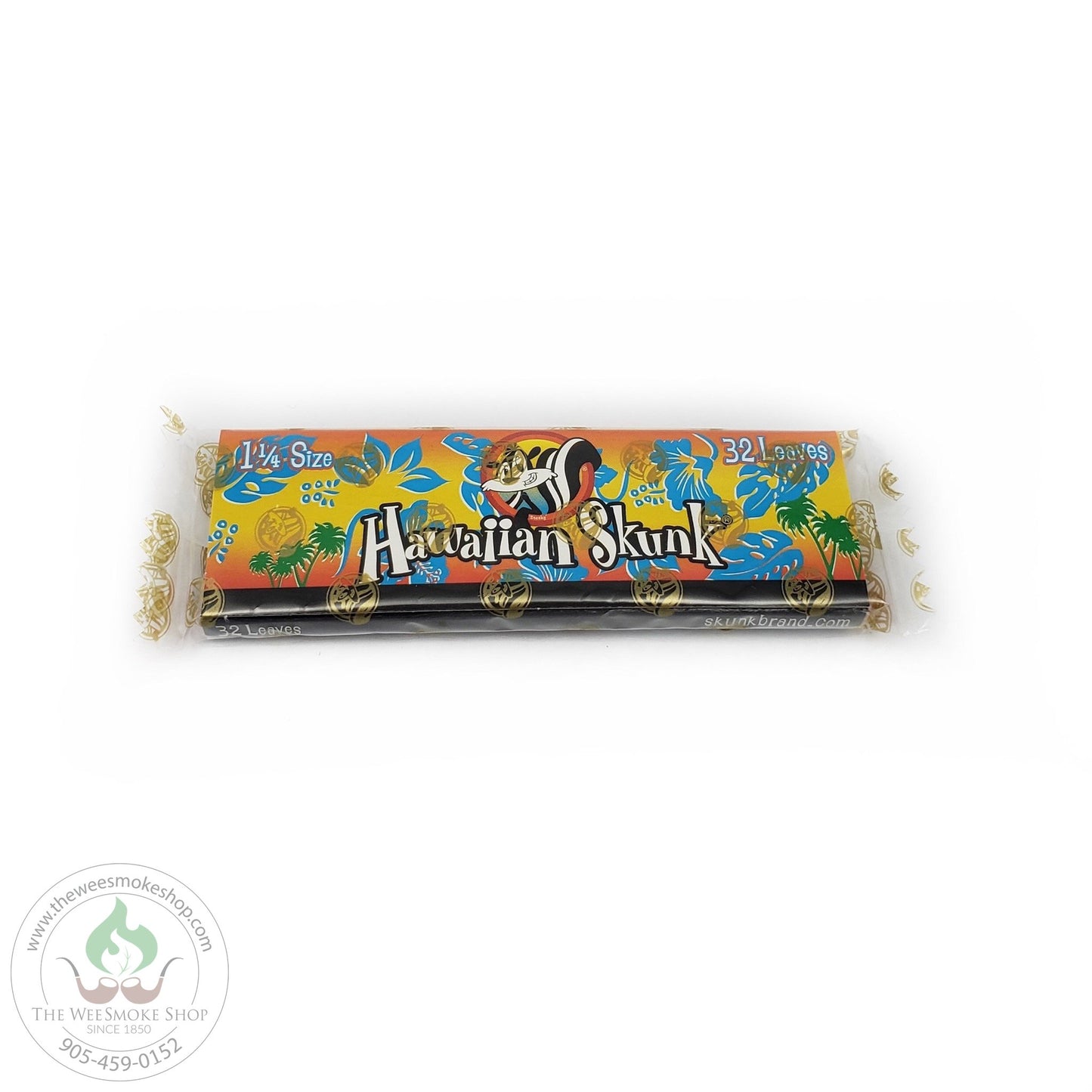 Skunk Brand 1 1/4 Size Flavoured Papers. Hawaiian. 32 leaves per pack. The Wee Smoke Shop