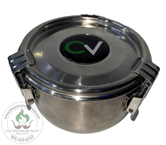 CVault Air Tight Metal Container with Clamps - Storage - The wee smoke shop
